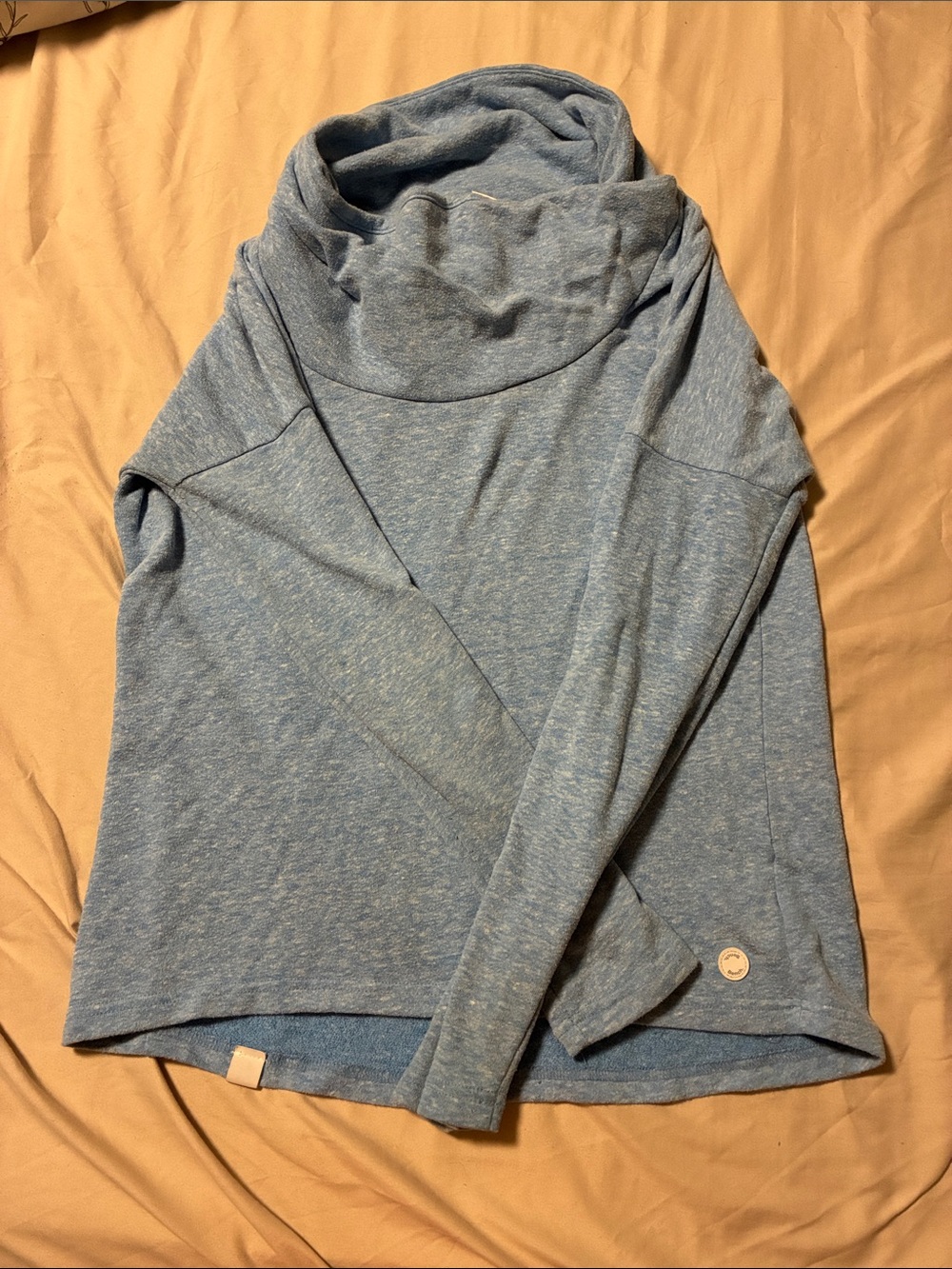 Bench Light Blue Cowl Neck Pullover Sweater